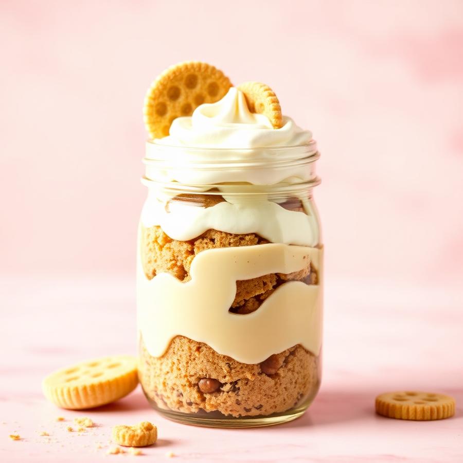 Banana Pudding Cake Jar